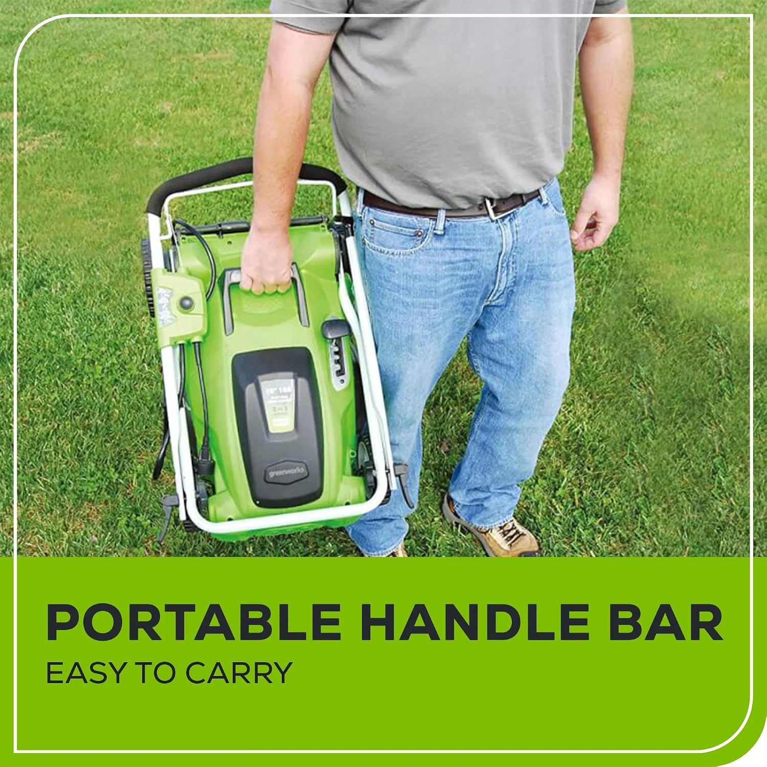 Greenworks 25142 16 Inch Corded Lawn Mower: image 9