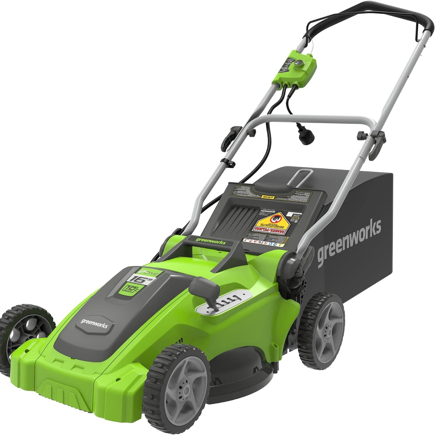 Greenworks 25142 16 Inch Corded Lawn Mower