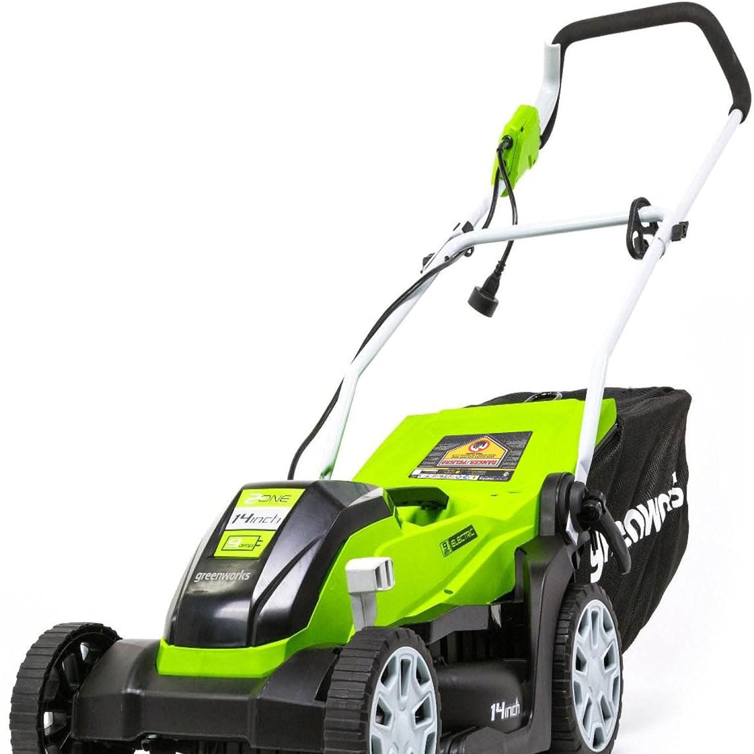 Greenworks 21 Inch Corded Push Mower: image 7