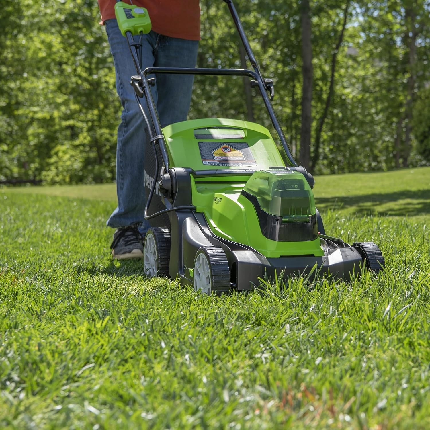 Greenworks 48V 17 Inch Cordless Push Mower Kit