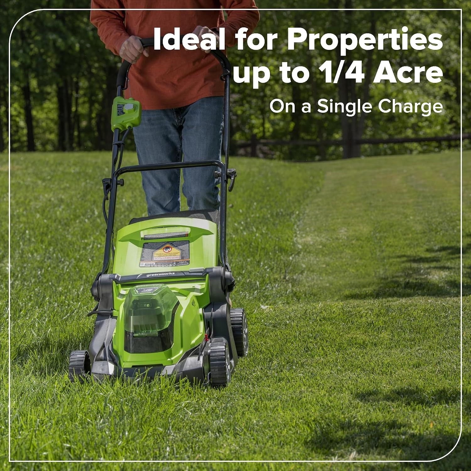 Greenworks 48V 17 Inch Cordless Push Mower Kit