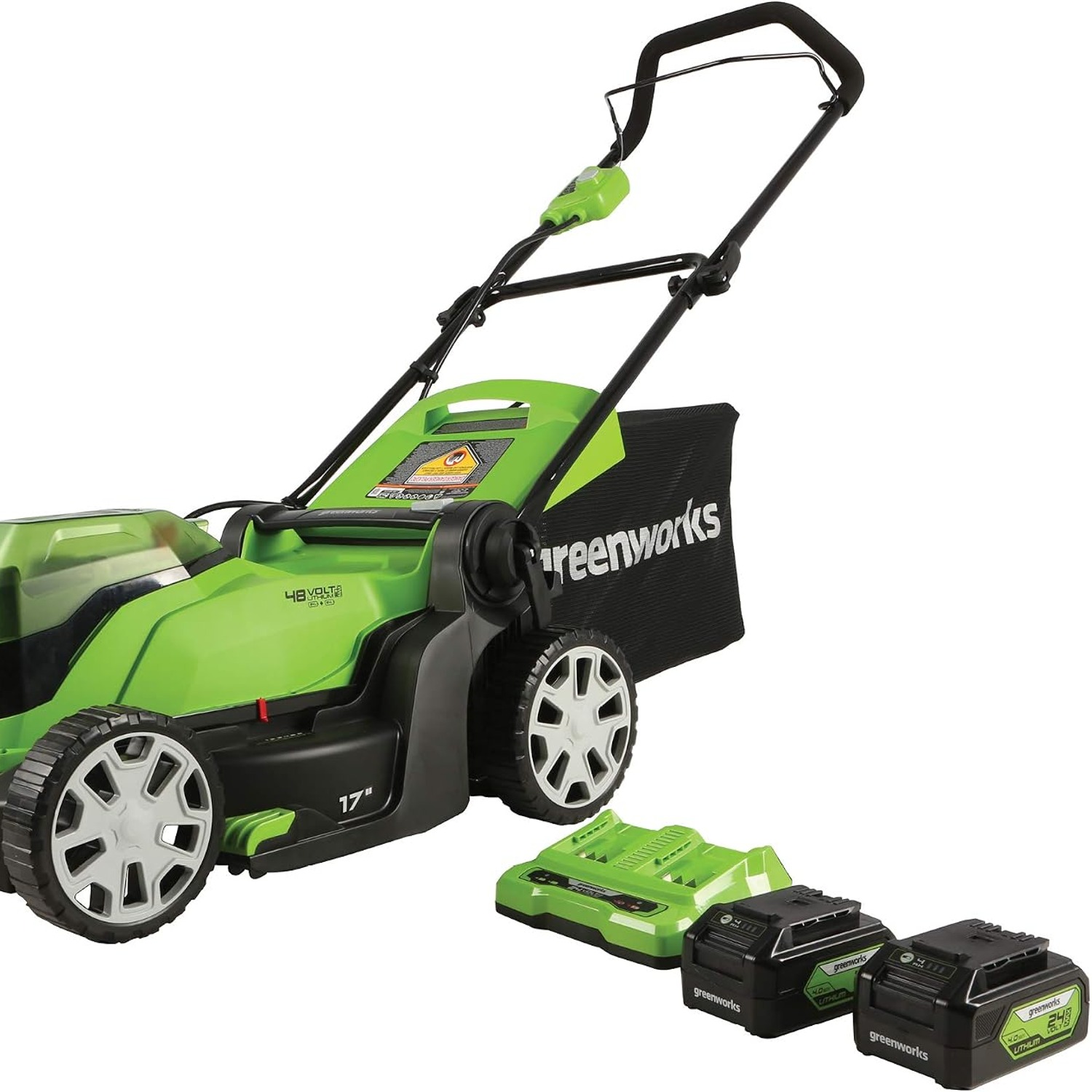 Greenworks 48V 17 Inch Cordless Push Mower Kit