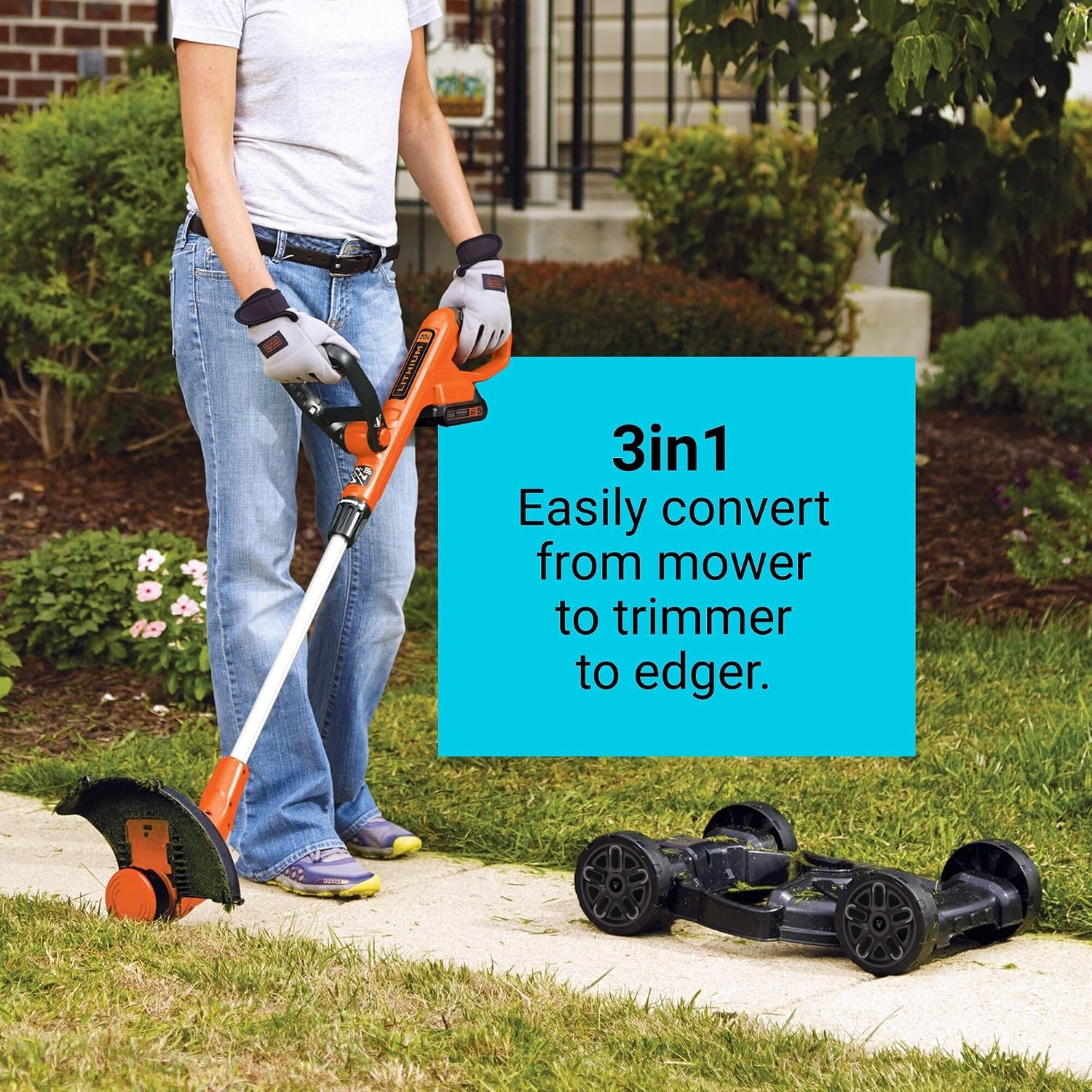 BLACK+DECKER MTC220 3-in-1 Cordless Lawn Tool