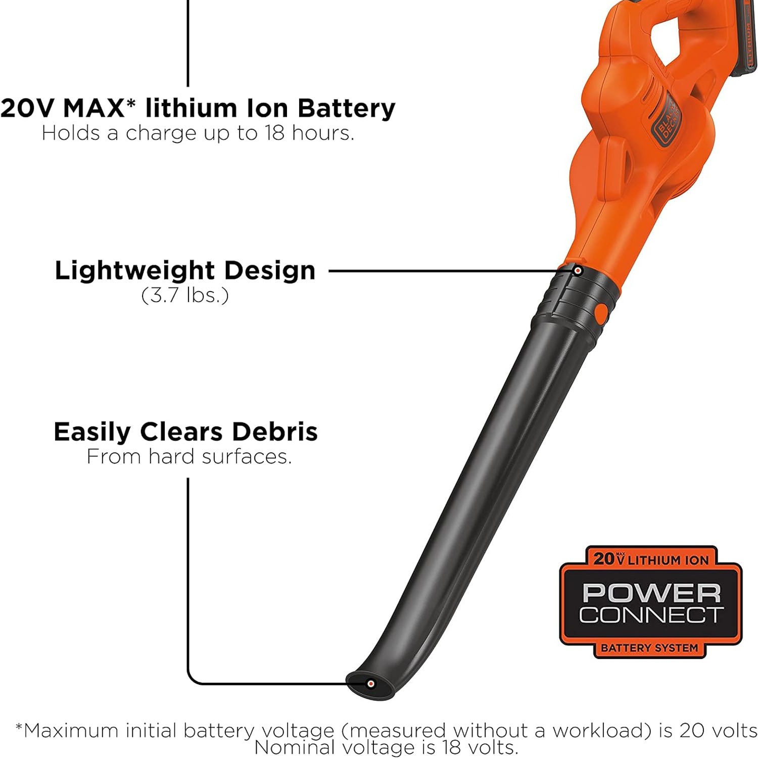 BLACK+DECKER 20V MAX Cordless Sweeper: image 2