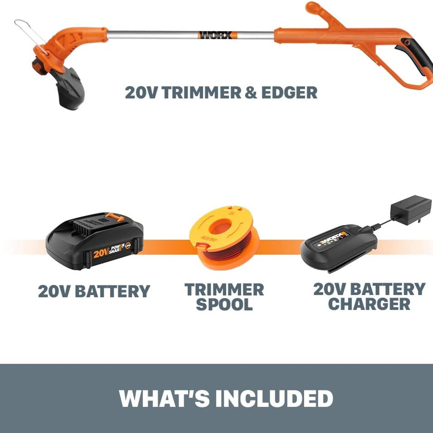 Worx WG154 Cordless String Trimmer and Edger